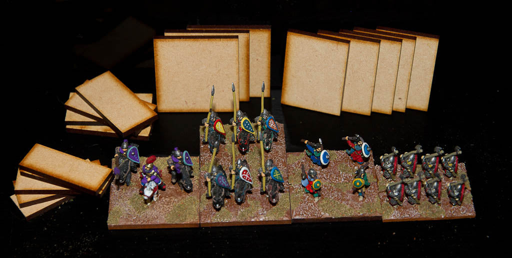 War Gaming bases 20 bases up to 60x60mm